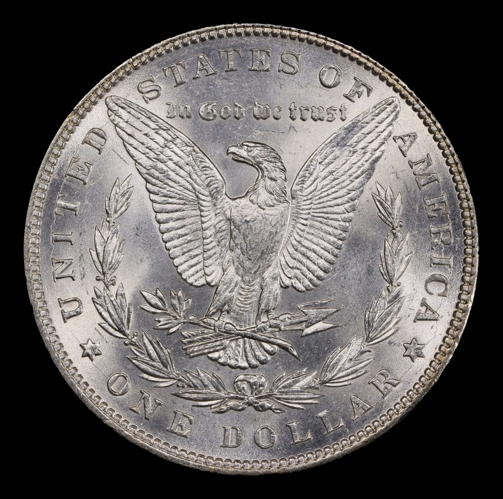 1888-p Morgan Dollar $1 Grades ms64 - 3