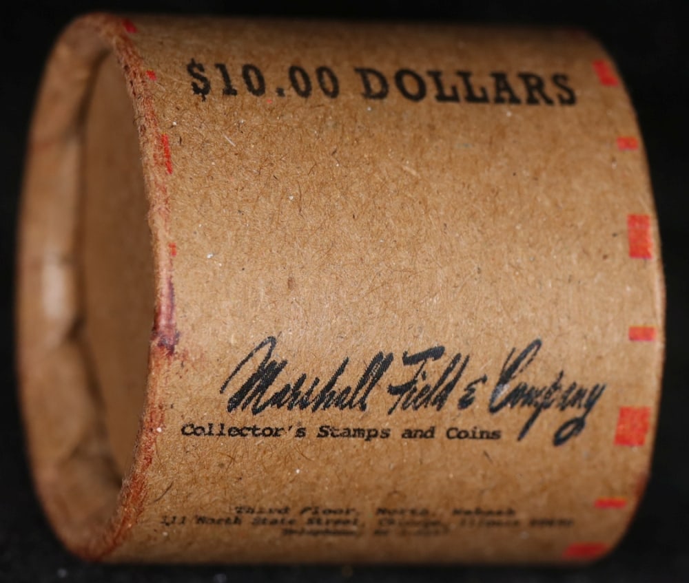 Rare Morgan Circ MARSHALL FIELDS 10 $1 Roll RED Level - 4