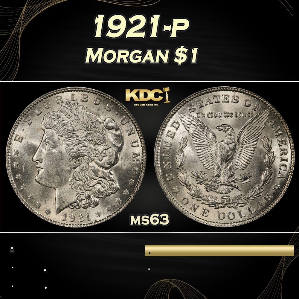 1921-p Morgan Dollar $1 Grades ms63: 1921-p Morgan Dollar $1 Grades ms63. 0