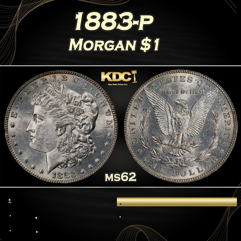 1883-p Morgan Dollar $1 Grades ms62: 1883-p Morgan Dollar $1 Grades ms62. 0