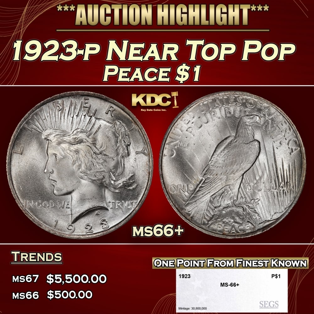 1878-s Morgan Dollar Colorfully Toned $1 ms66+ SEGS: 1878-s Colorfully Toned Morgan Dollar $1 ms66+ SEGS. Slightly better date. First year of issue. 0