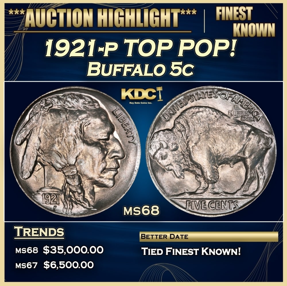 1913-d Ty II Buffalo Nickel Toned Near Top Pop 5c ms67+ SEGS (1 of 4)