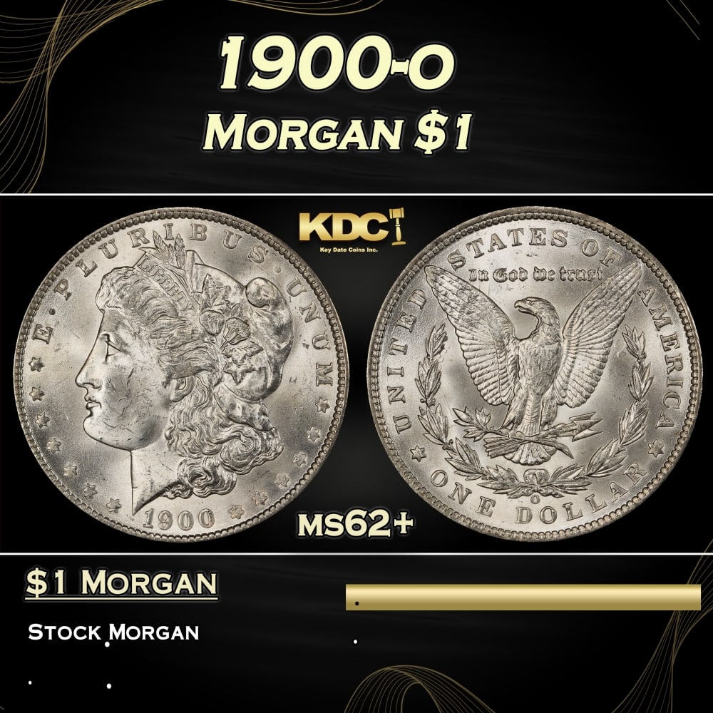 1900-o Morgan Dollar $1 Grades ms62+: 1900-o Morgan Dollar $1 Grades ms62+. 0