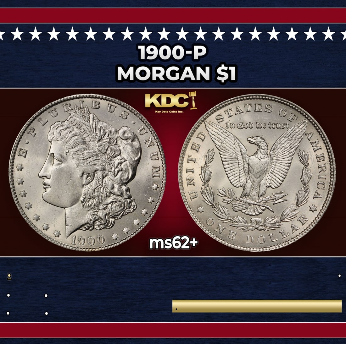 1900-p Morgan Dollar $1 Grades ms62+: 1900-p Morgan Dollar $1 Grades ms62+.