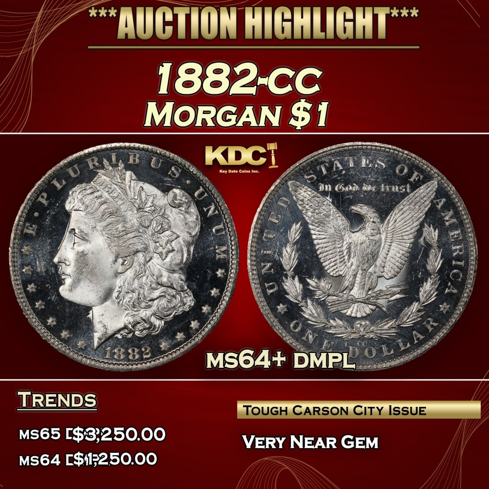 1882-cc Morgan Dollar $1 ms64+ dmpl SEGS: 1882-cc Morgan Dollar $1 ms64+ dmpl SEGS. 0