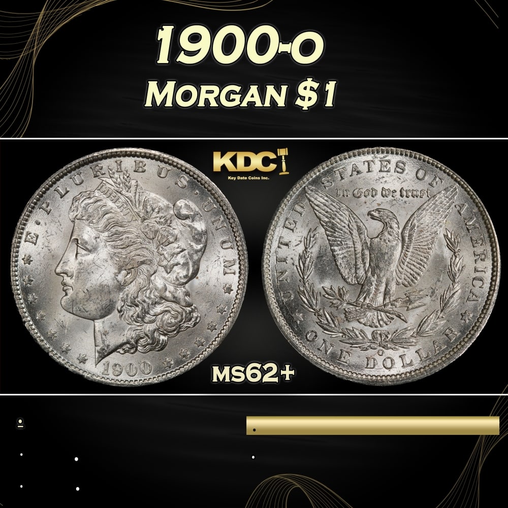 1900-o Morgan Dollar $1 Grades ms62+: 1900-o Morgan Dollar $1 Grades ms62+. 0