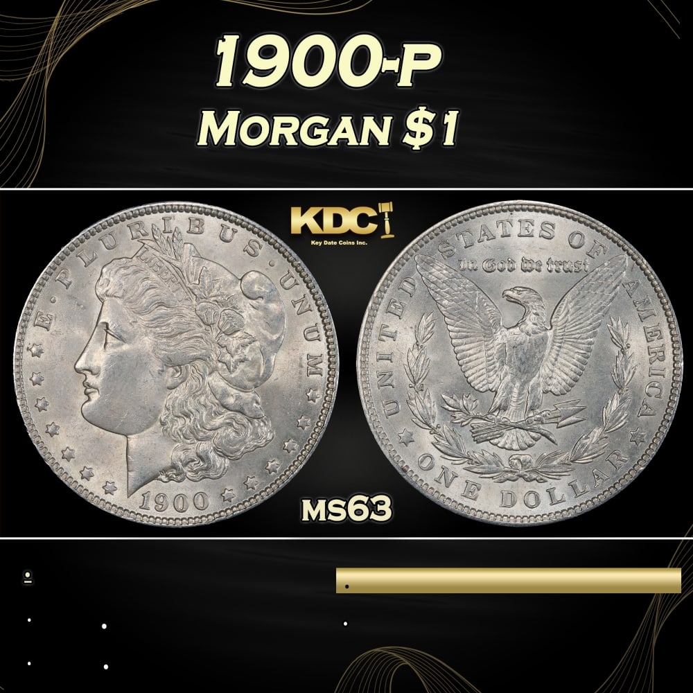 1900-p Morgan Dollar $1 Grades ms63: 1900-p Morgan Dollar $1 Grades ms63. 0