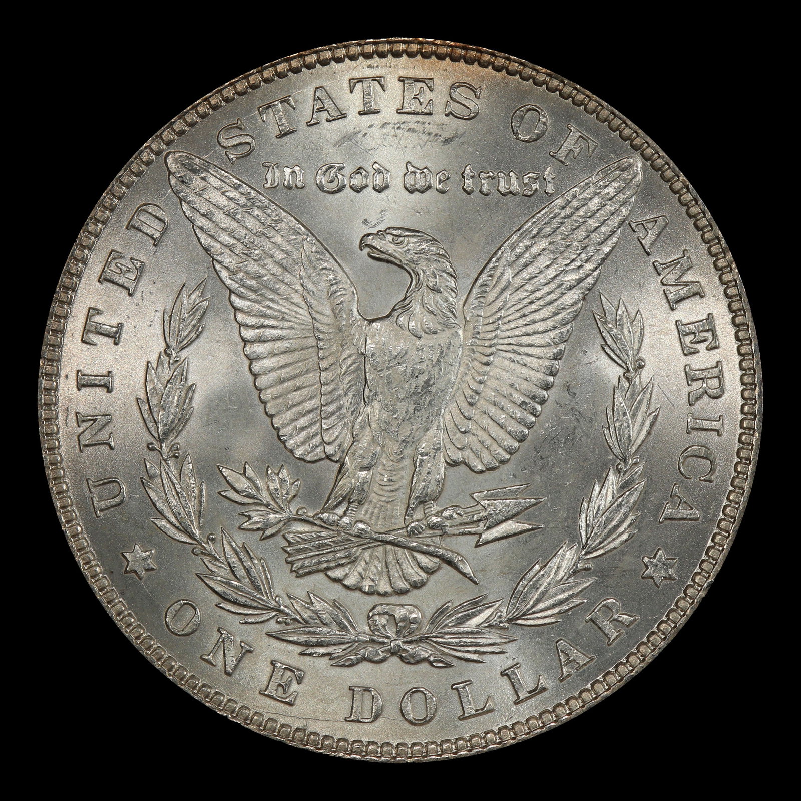 1883-p Morgan Dollar $1 Grades ms63+ - 3