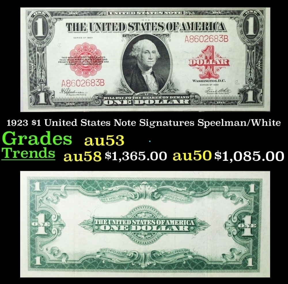 1890 Rosecrans/Nebeker FR-349 $1 Treasury Note Grades xf: 1890 Rosecrans/Nebeker FR-349 $1 Treasury Note Grades xf.