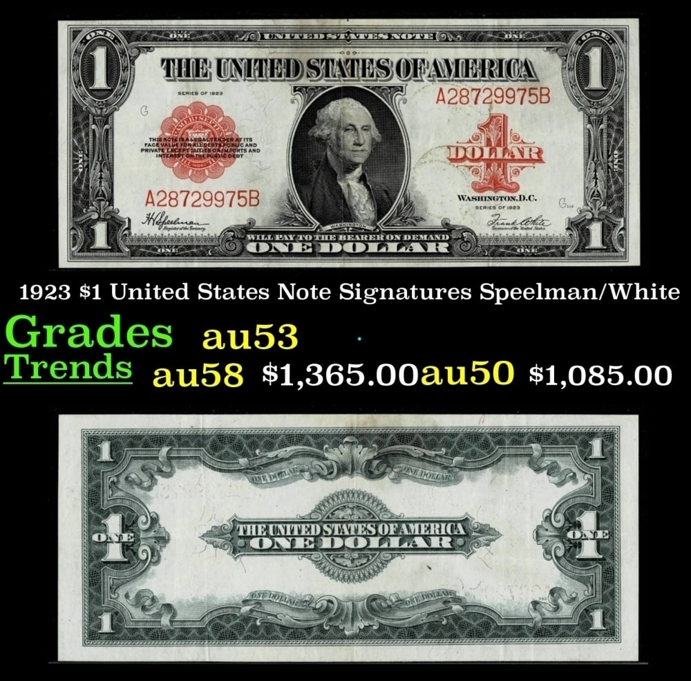 1896 Tillman/Morgan $1 large size Silver Certificate Grades Select AU: 1896 Tillman/Morgan $1 large size Silver Certificate Grades Select AU.