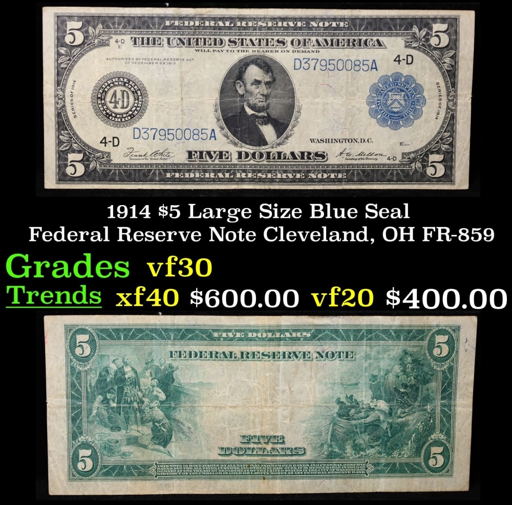 1917 Speelman/White $2 Large Size Legal Tender Note Grades Select AU: 1917 Speelman/White $2 Large Size Legal Tender Note Grades Select AU.