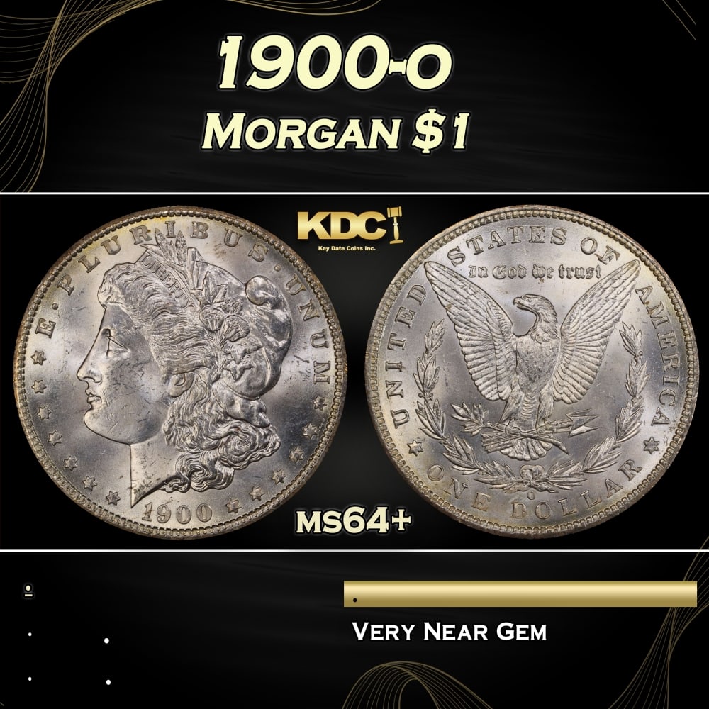 1900-o Morgan Dollar $1 Grades ms64+: 1900-o Morgan Dollar $1 Grades ms64+. 0