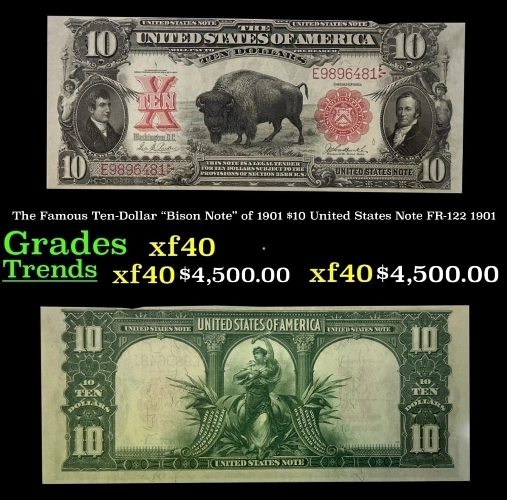 1891 Rosecrans/Nebeker $2 Treasury Note Grades xf (1 of 3)