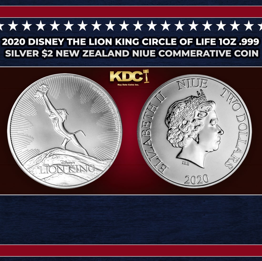 2020 Disney The Lion King Circle of Life 1oz .999 Silver $2 New Zealand Niue Commerative Coin Grades (1 of 3)