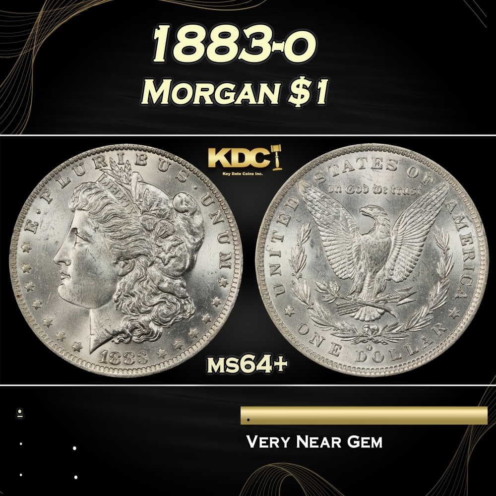 1883-o Morgan Dollar $1 Grades ms64+: 1883-o Morgan Dollar $1 Grades ms64+. 0