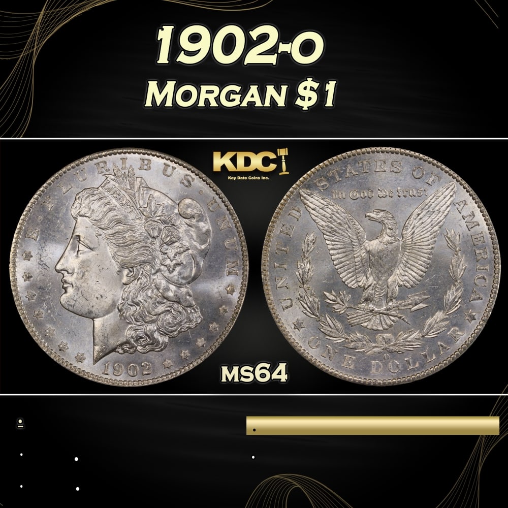 1902-o Morgan Dollar $1 Grades ms64 (1 of 3)