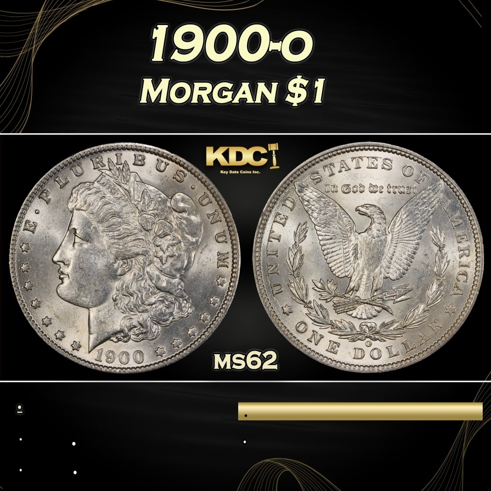 1900-o Morgan Dollar $1 Grades ms62: 1900-o Morgan Dollar $1 Grades ms62. 0
