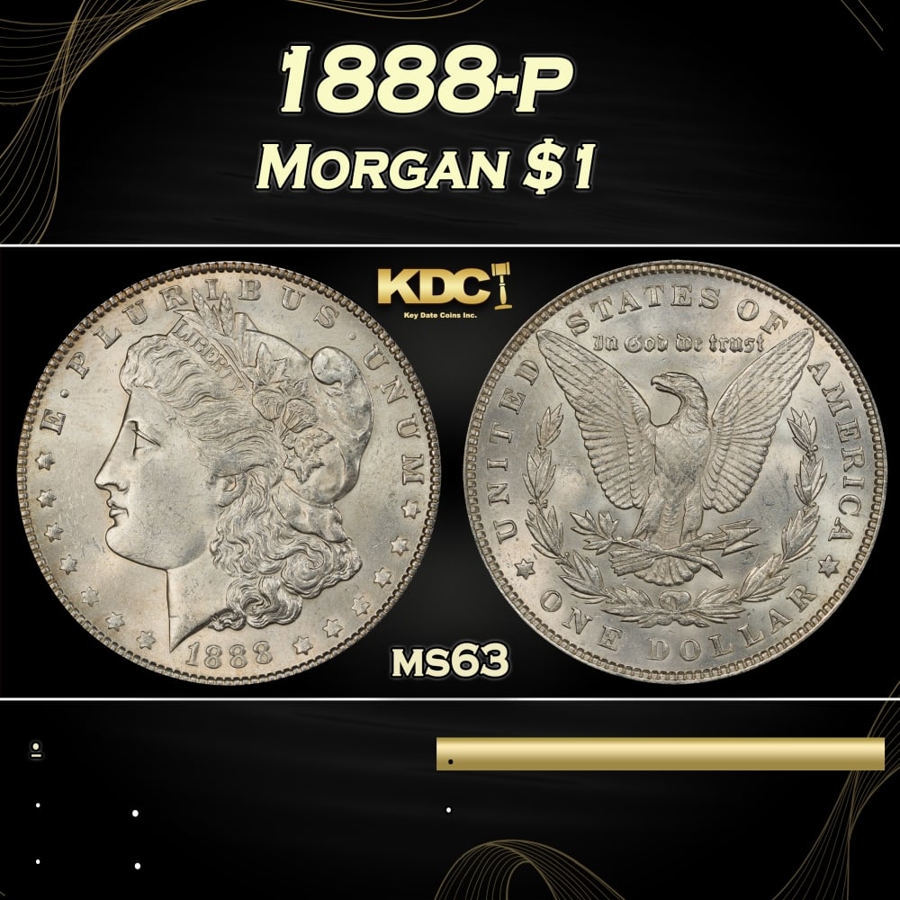 1888-p Morgan Dollar $1 Grades ms63: 1888-p Morgan Dollar $1 Grades ms63. 0