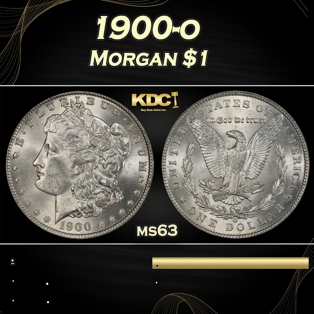 1900-o Morgan Dollar $1 Grades ms63: 1900-o Morgan Dollar $1 Grades ms63. 0