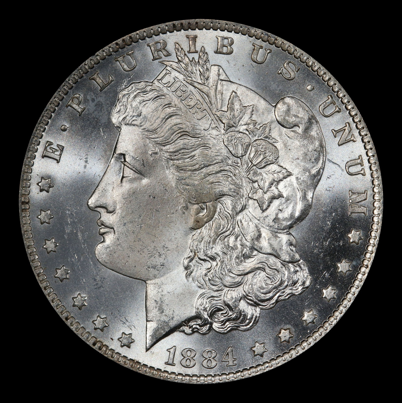 1884-o Morgan Dollar $1 Grades ms64+ - 2