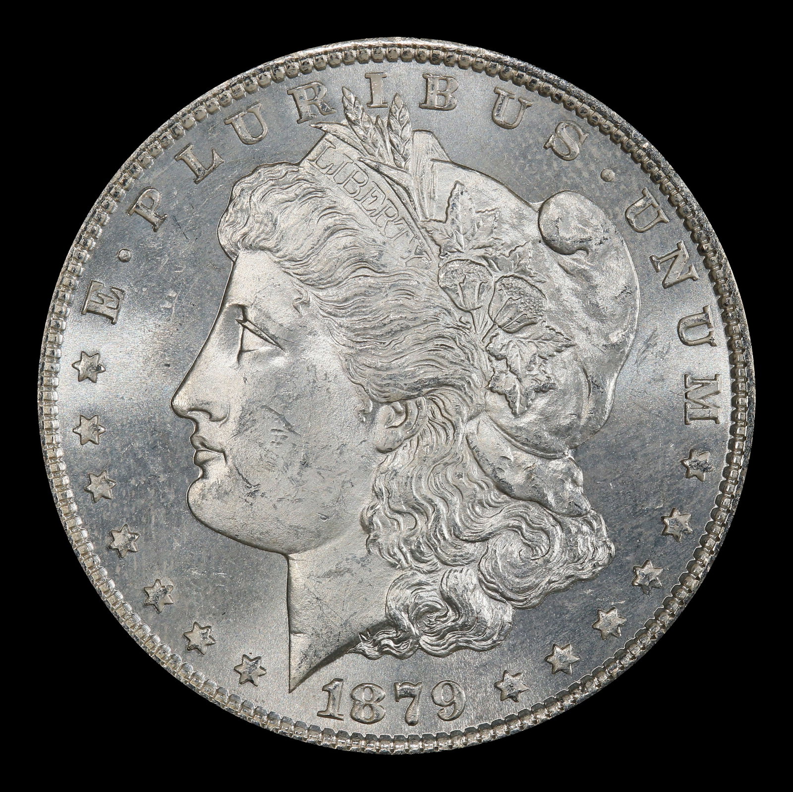 1879-s Morgan Dollar $1 Grades ms63+ - 2