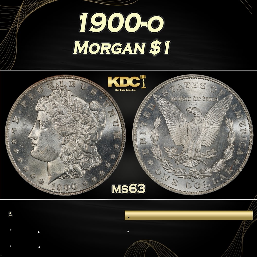 1900-o Morgan Dollar $1 Grades ms63 (1 of 3)