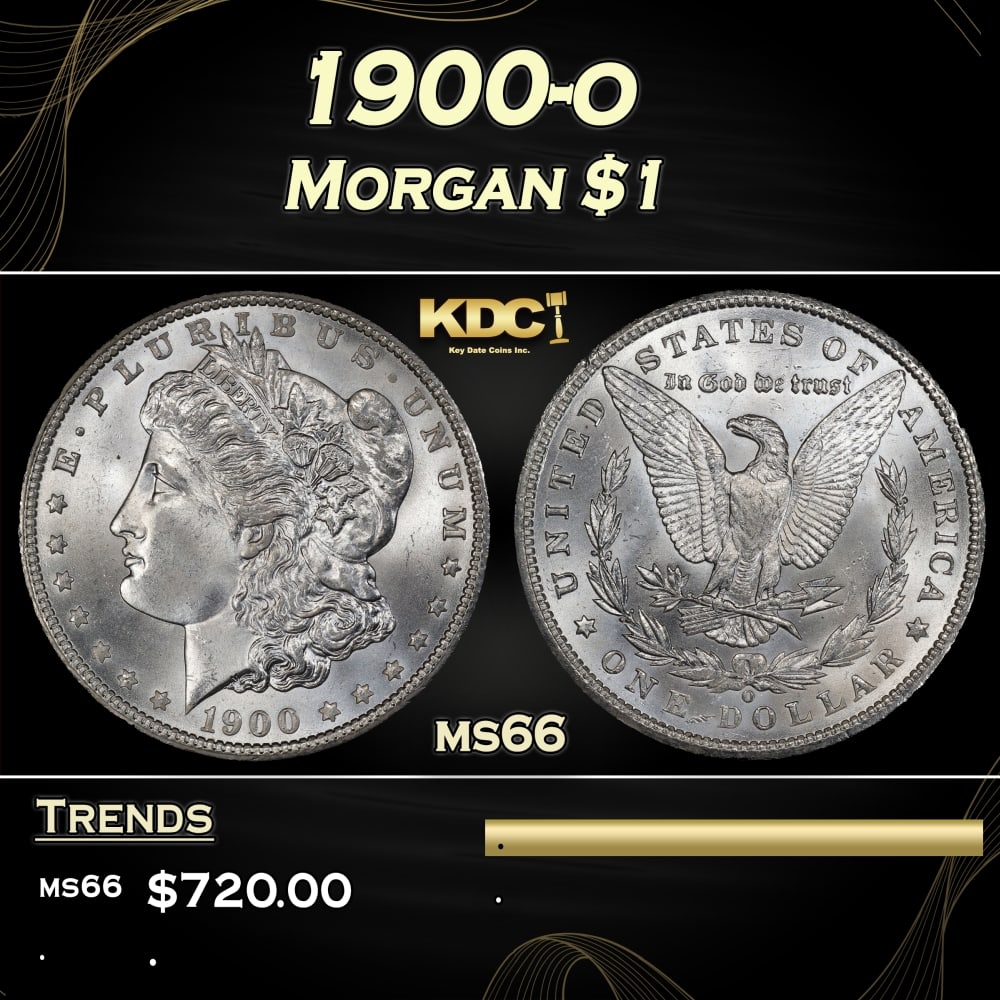 1900-o Morgan Dollar $1 Grades ms66 (1 of 3)