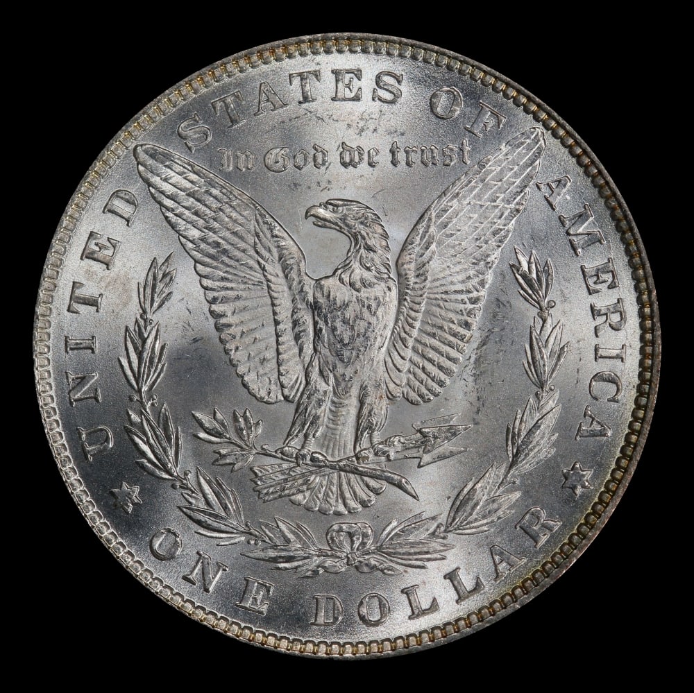 1882-p Morgan Dollar $1 Grades ms65+ - 3
