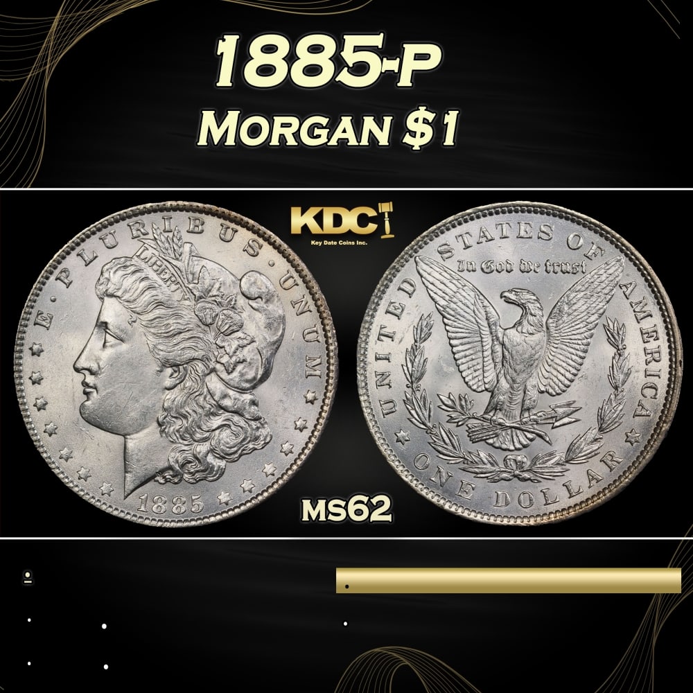 1885-p Morgan Dollar $1 Grades ms62: 1885-p Morgan Dollar $1 Grades ms62. 0