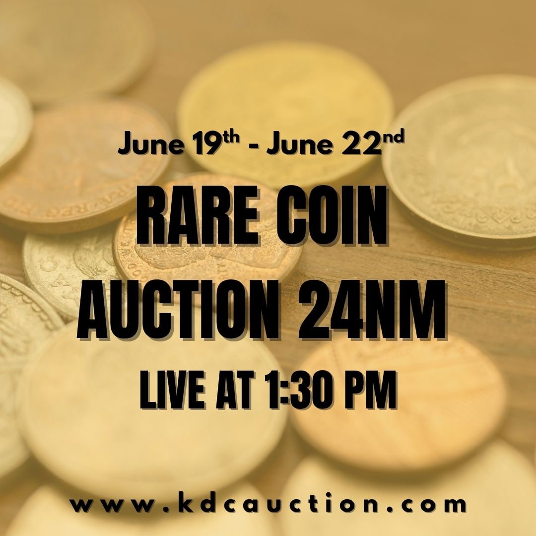 Cover: Proudly Presenting Our Rare Coin Main Auction 24NM! Featuring a huge 2,4000 lots- This is a not-to-be-missed event!Join us live on Friday, 06/19 - Monday, 06/22 at 1:30 pm ET with Lindsey and Jesse! P