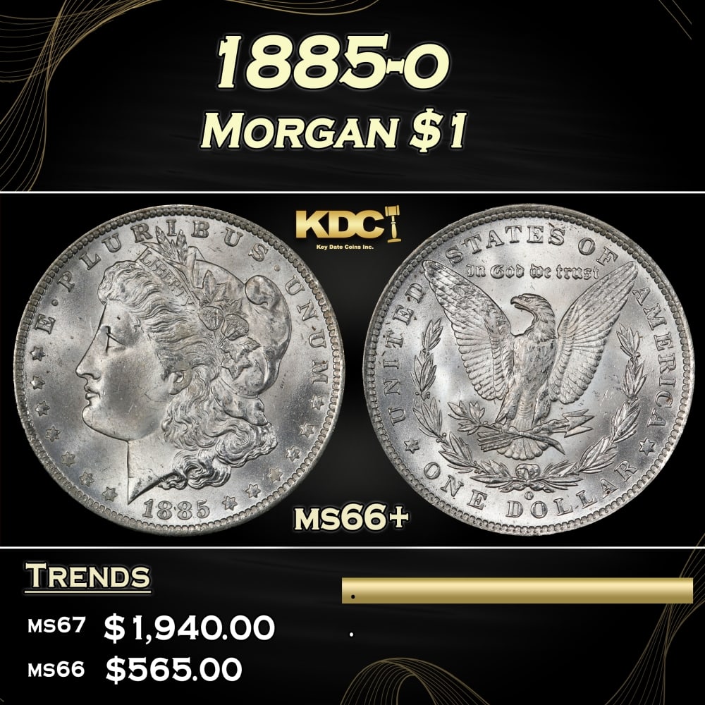 1885-o Morgan Dollar $1 ms66+ SEGS (1 of 3)