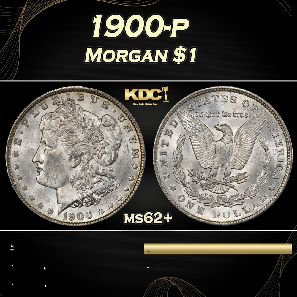 1900-p Morgan Dollar $1 Grades ms62+: 1900-p Morgan Dollar $1 Grades ms62+. 0