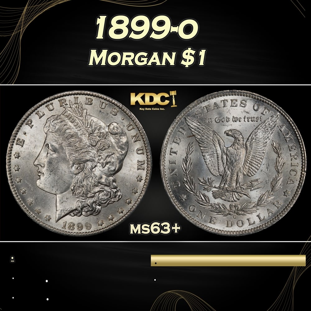 1899-o Morgan Dollar $1 Grades ms63+: 1899-o Morgan Dollar $1 Grades ms63+. 0