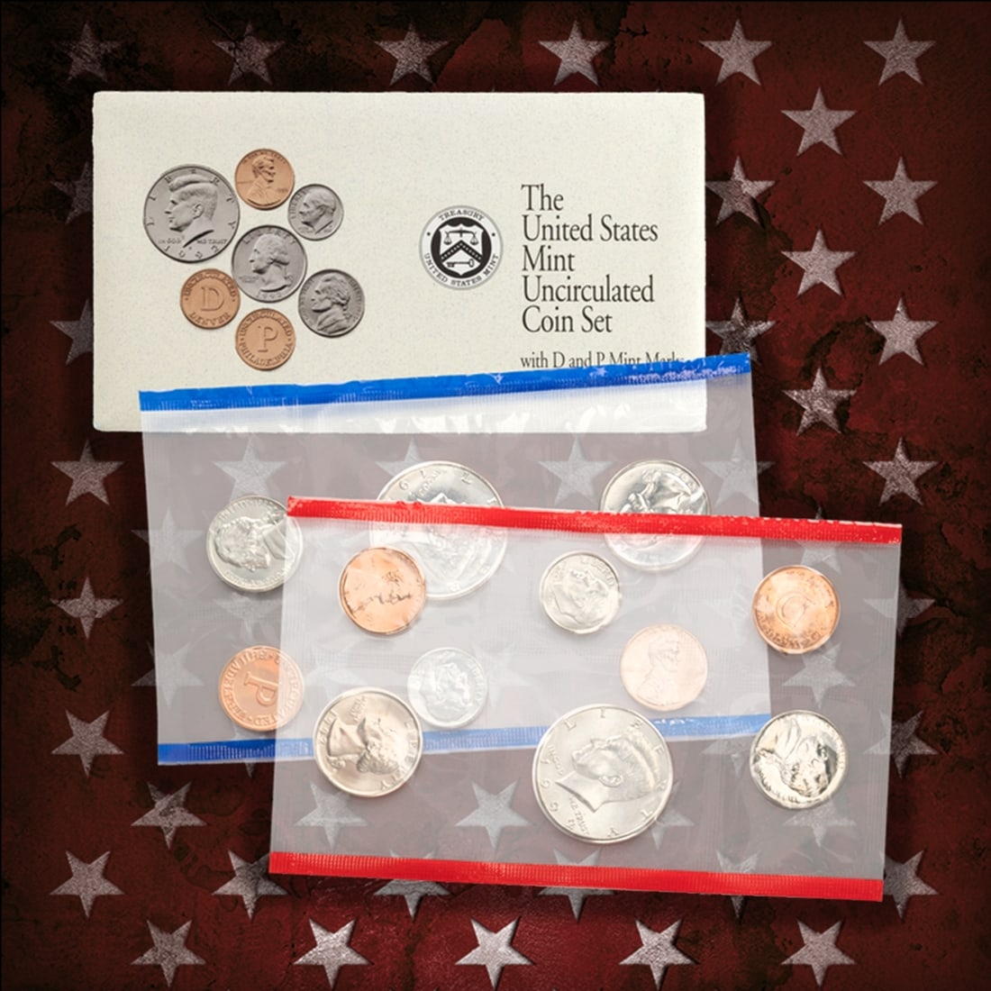1990-1999 Full Decade Mint Set Run - 128 Coins, 10 Complete Sets - 4