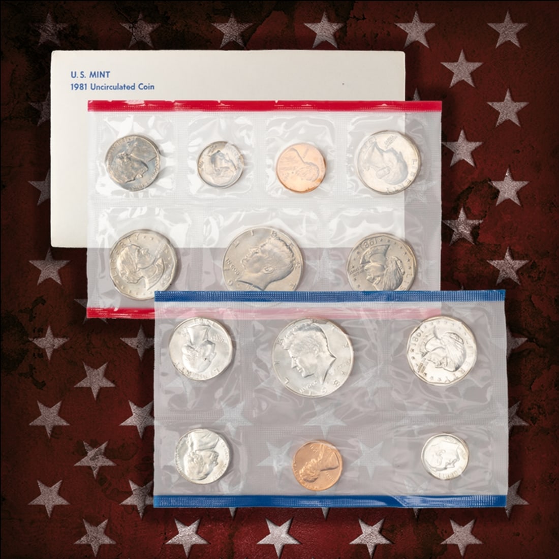 1980-1999 2 Decades Mint Set Run - 224 Coins, 18 Complete Sets - 3