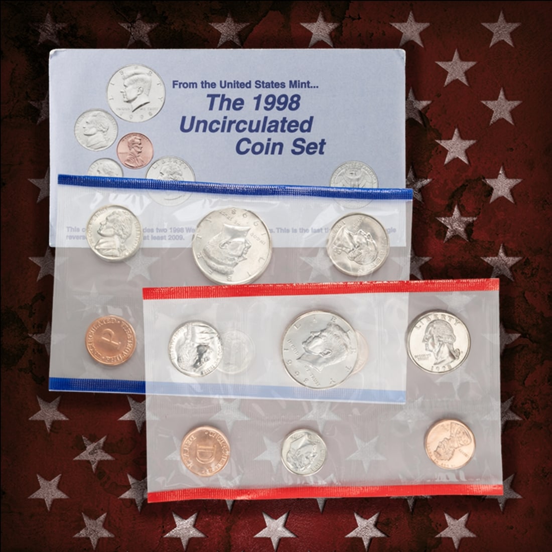 1990-1999 Full Decade Mint Set Run - 128 Coins, 10 Complete Sets - 10