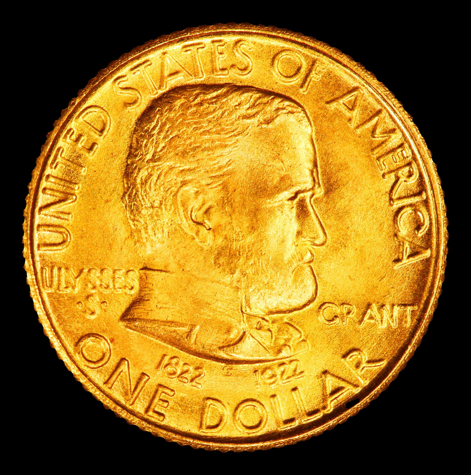 1922 Grant Gold Commem Dollar Near Top Pop! 1 ms67+ SEGS - 2