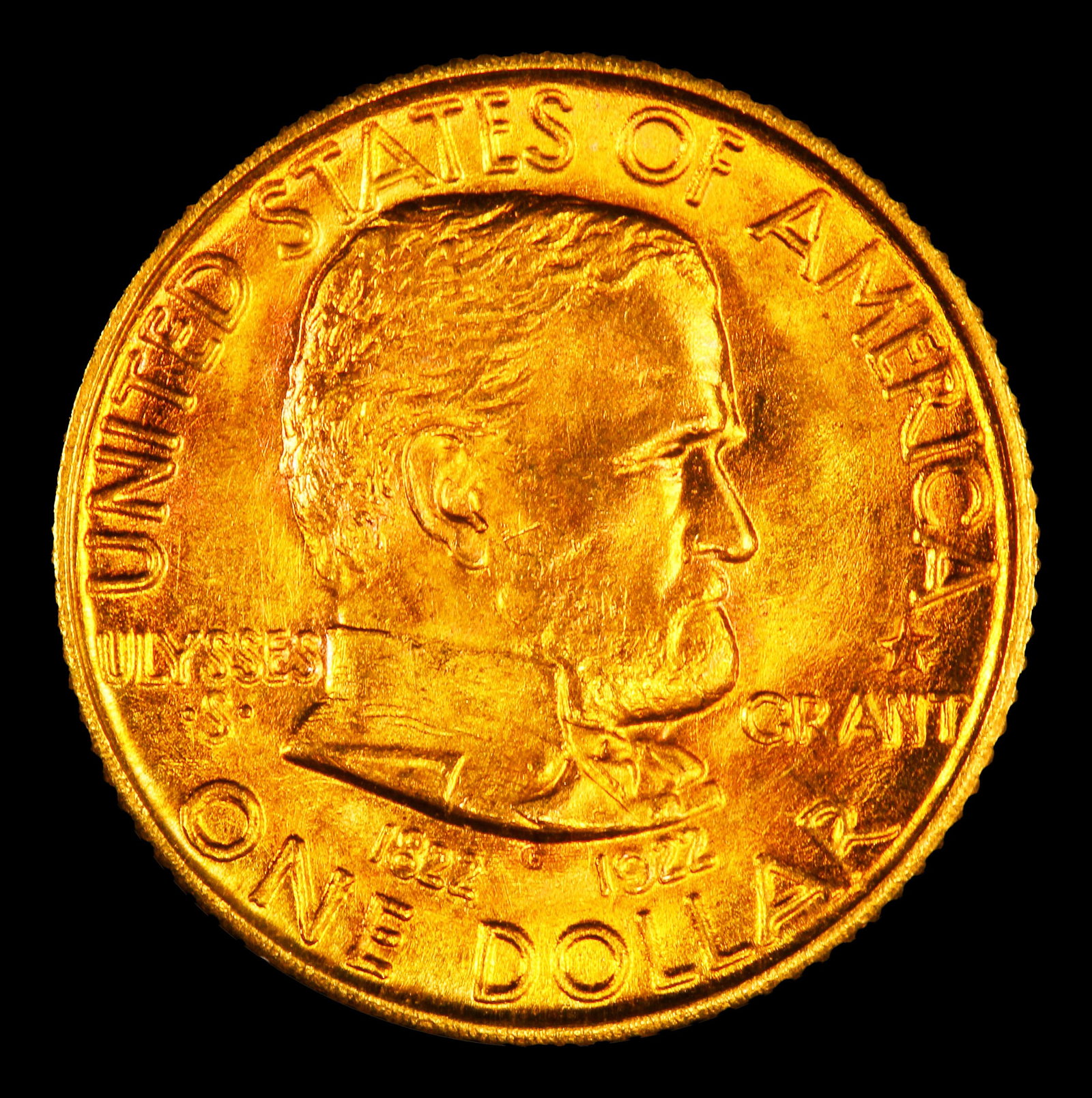 1922 Grant w/Star Gold Commem Dollar Near Top Pop! 1 ms68 SEGS - 2