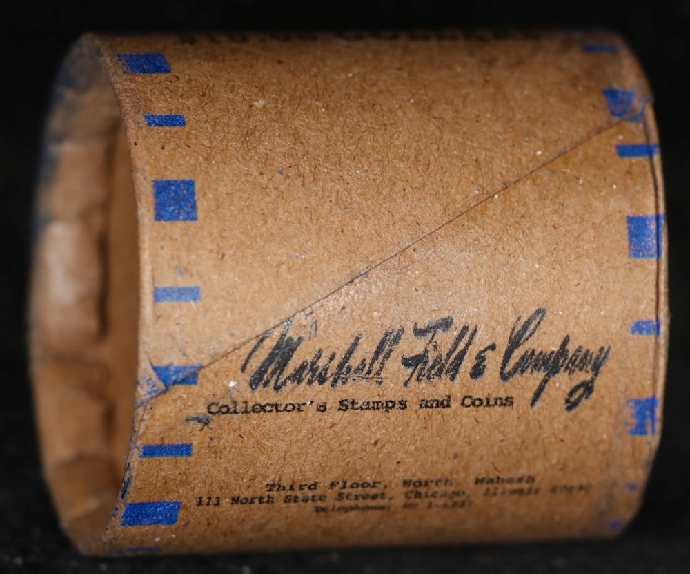 MARSHALL FIELDS 10 Coin Circ Morgan $1 Roll Rare BLUE Lvl - 4