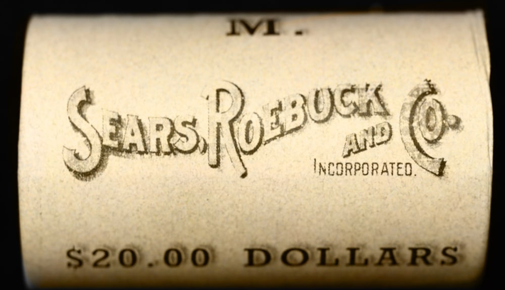 20 Mixed Morgan/Peace Circ SEARS Dollar $1 Roll 1921 Peace/Morgan 'S' Rev Ends - 4