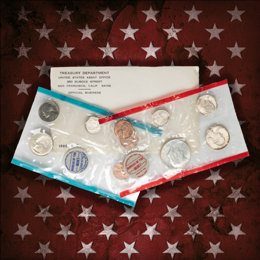 1968-2008 40 Years Mint Set Run - 533 Coins, 41 Complete Sets - 2