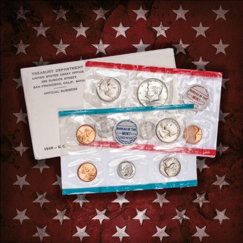 1968-2008 40 Years Mint Set Run - 533 Coins, 41 Complete Sets - 3