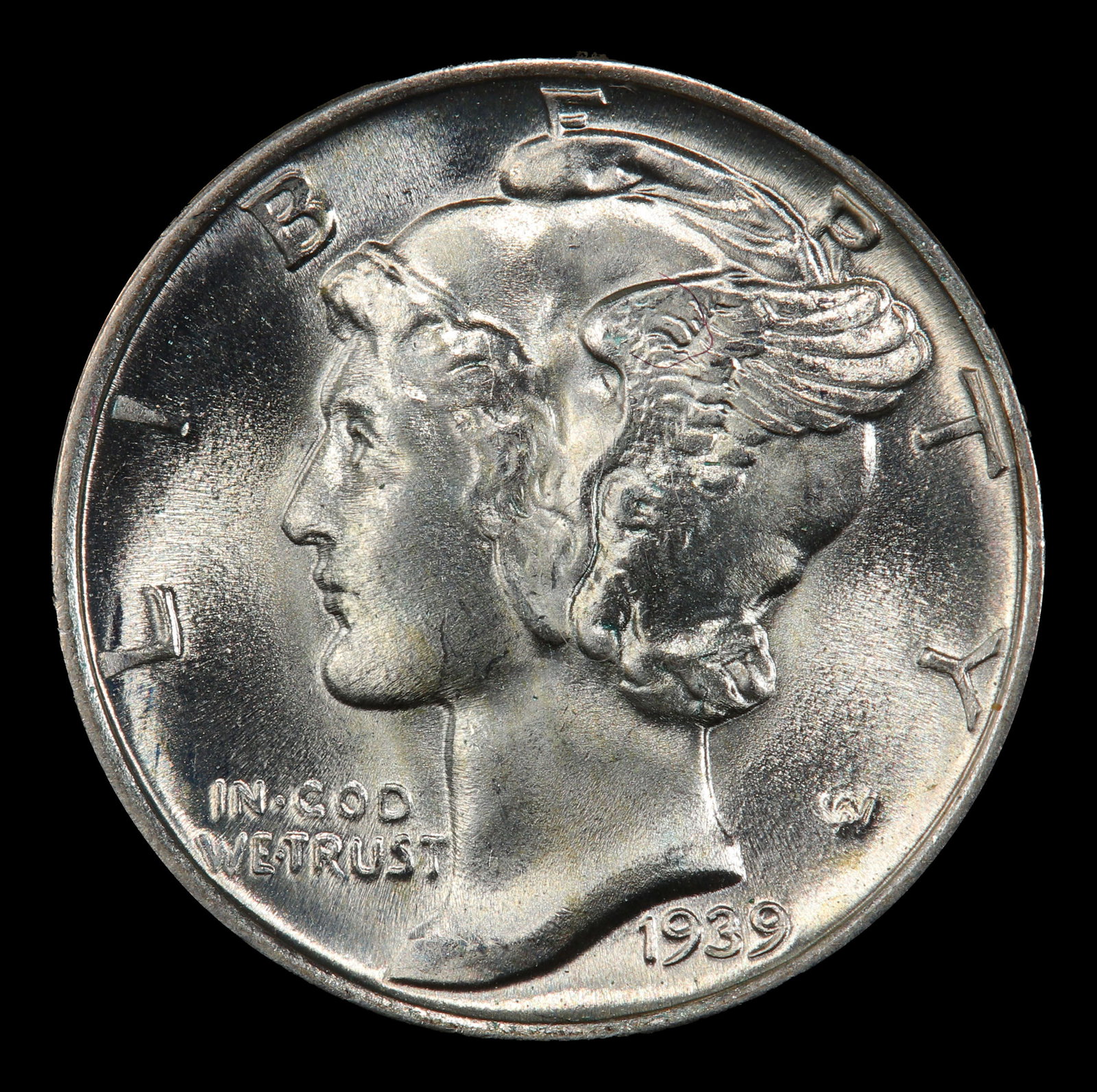 1939-p Mercury Dime 10c ms66 FSB SEGS - 2