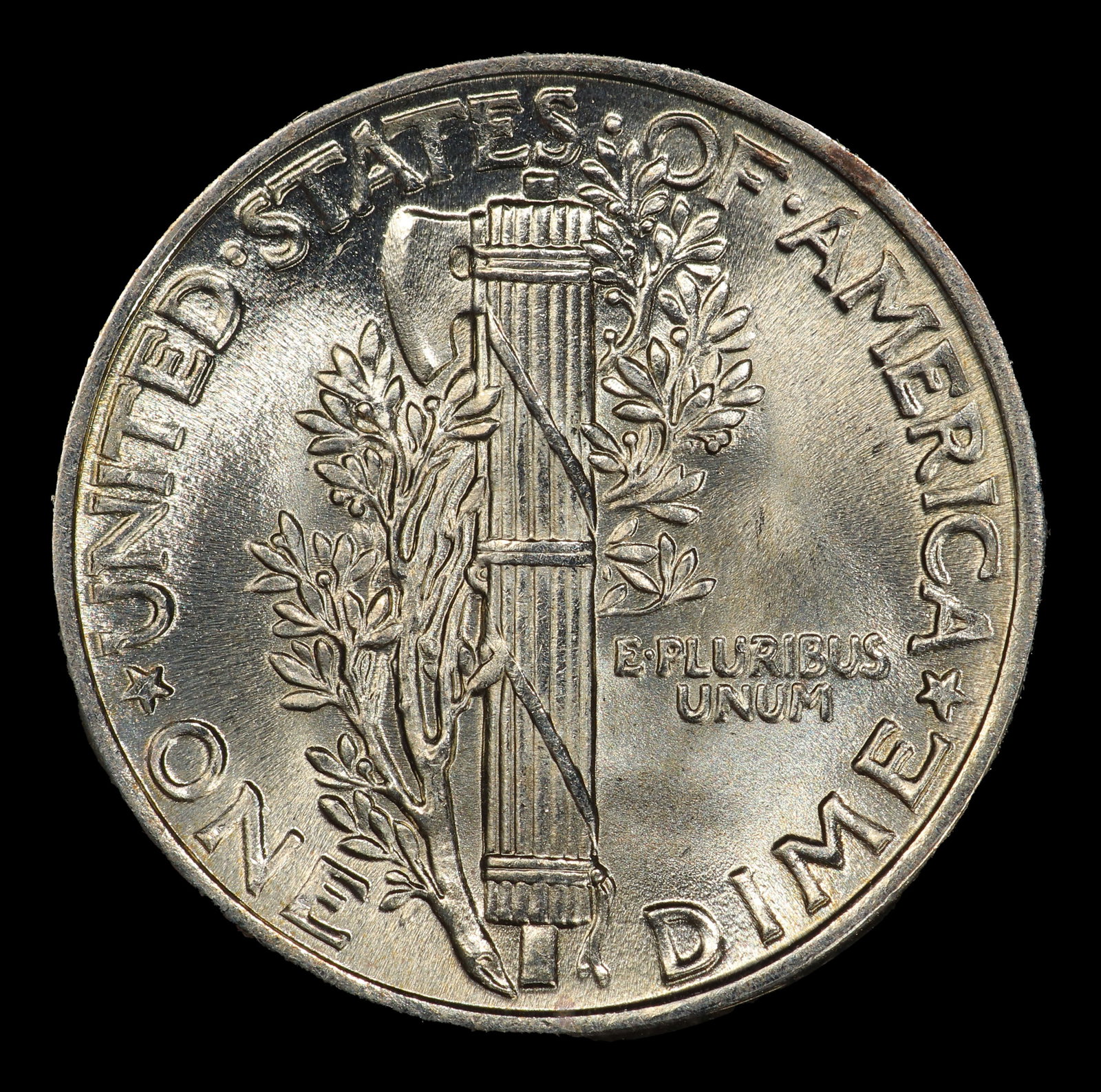 1939-p Mercury Dime Near Top Pop 10c ms67+ FSB SEGS - 3