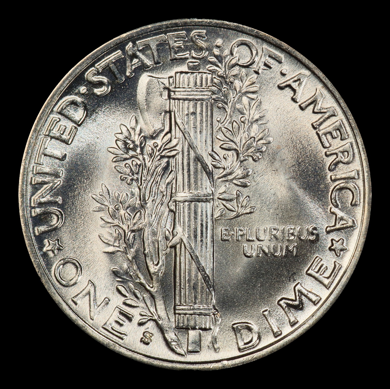 1939-s Mercury Dime 10c ms65+ FSB SEGS - 3