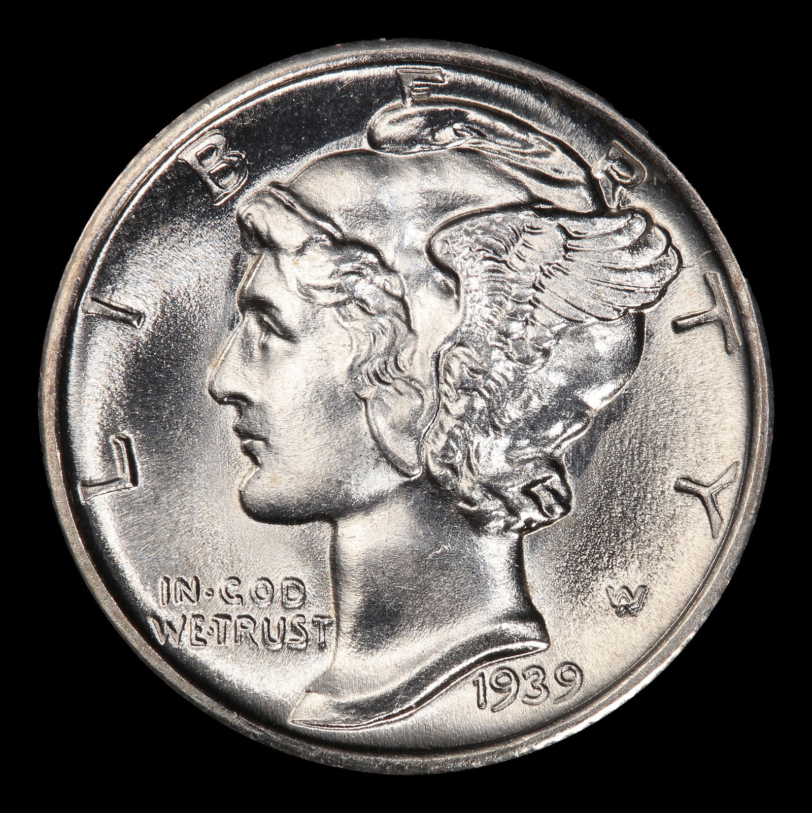1939-s Mercury Dime Near Top Pop 10c ms67+ FSB SEGS - 2