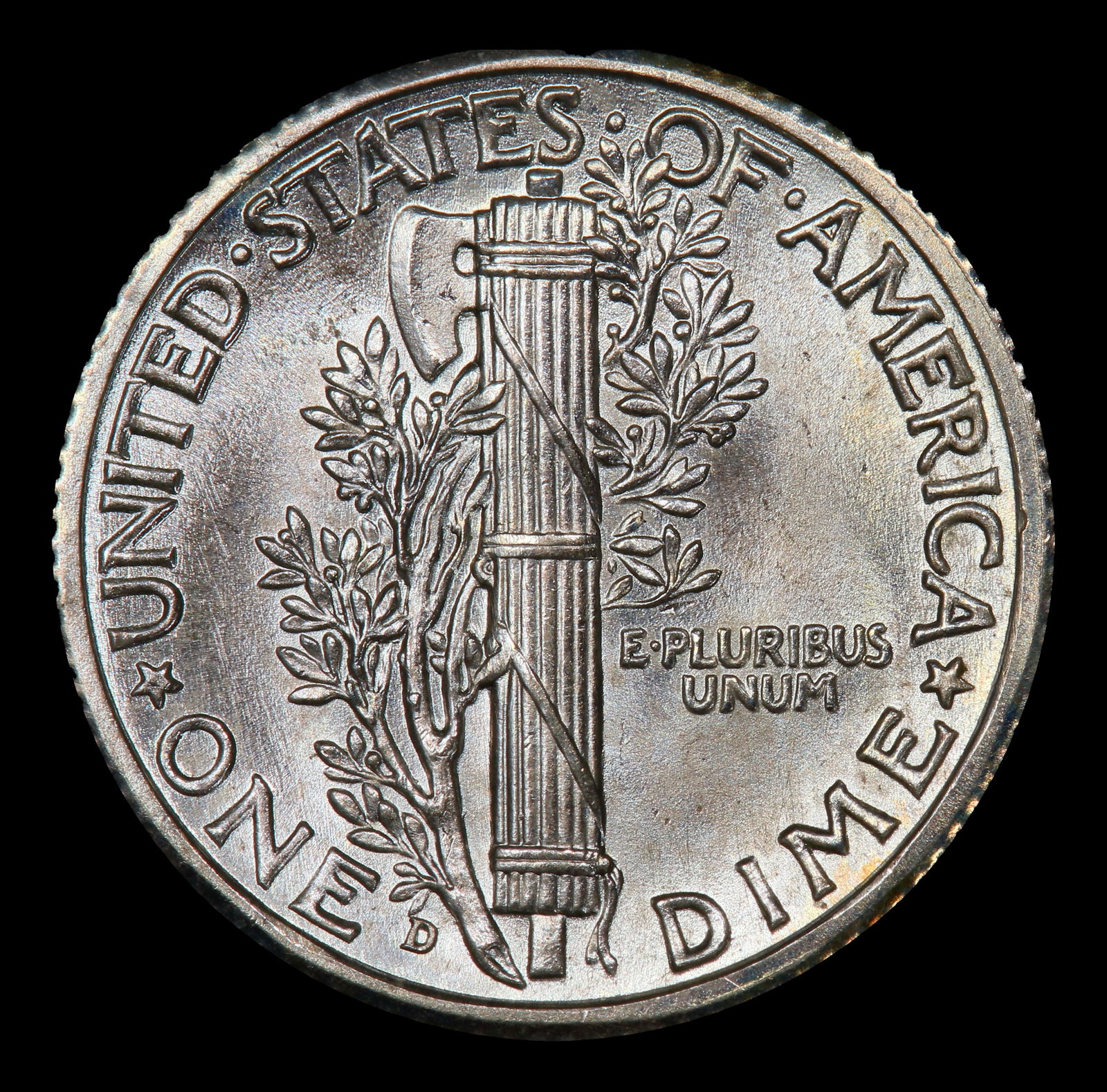 1940-d Mercury Dime Near Top Pop 10c ms67+ fsb SEGS - 3