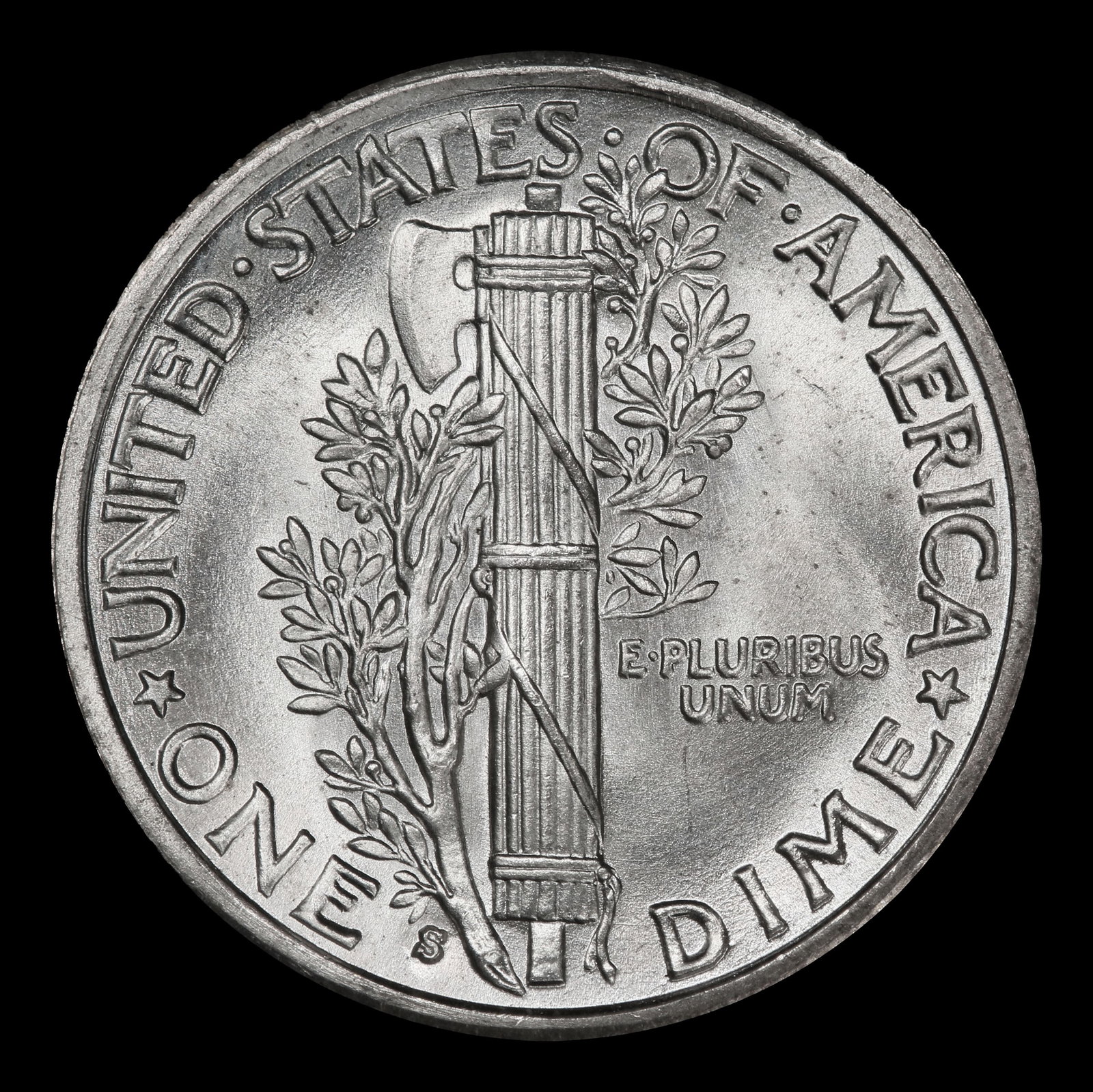 1940-s Mercury Dime Near Top Pop! 10c ms68 FSB SEGS - 3