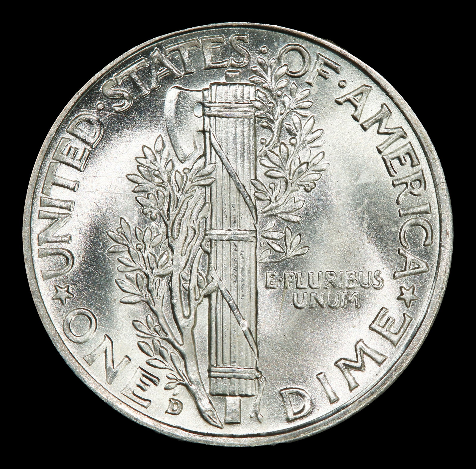 1941-d Mercury Dime 10c ms67 fsb SEGS - 3