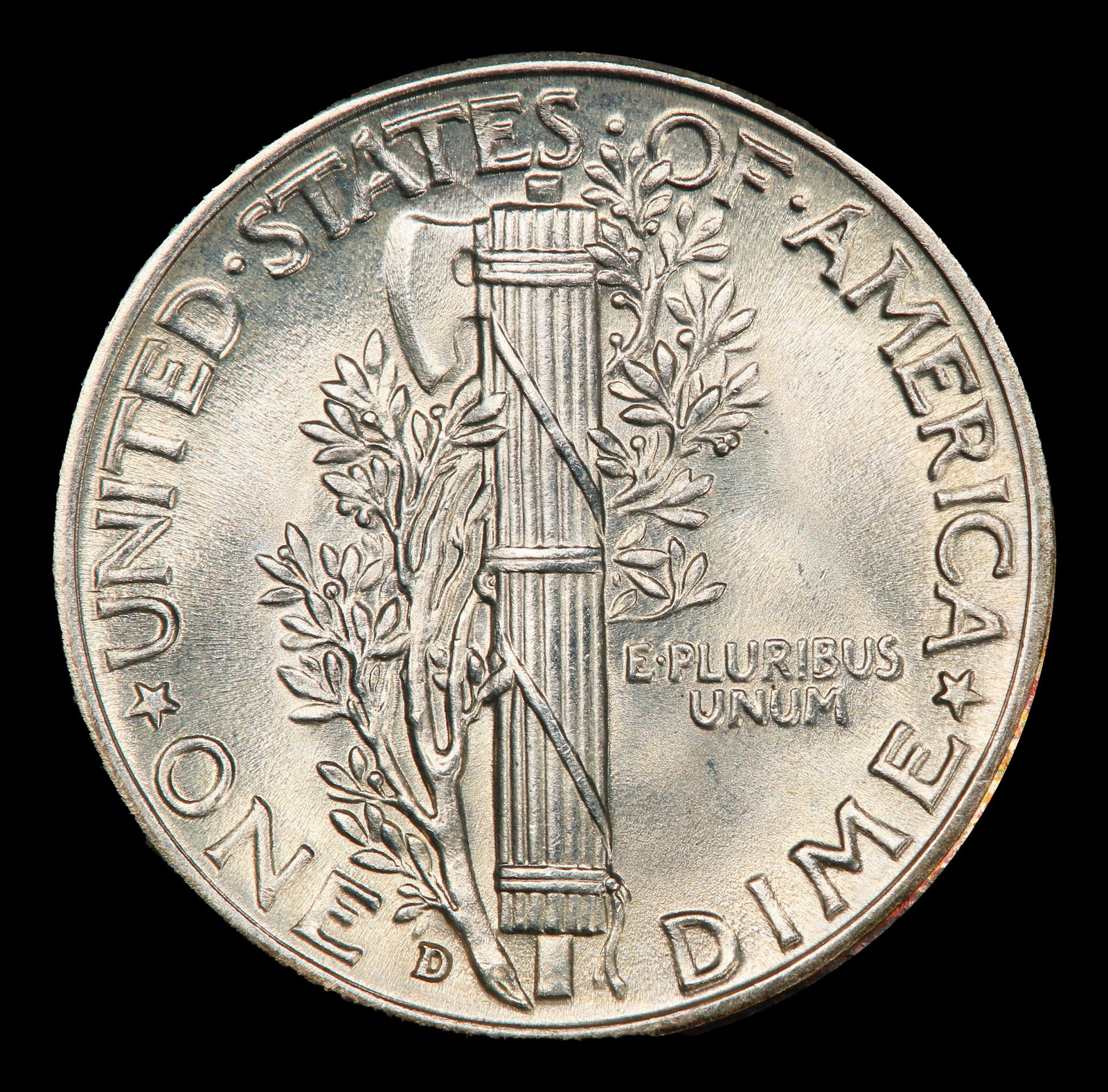 1941-d Mercury Dime 10c ms67 fsb SEGS - 3